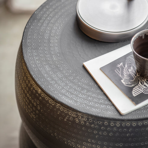 PaulaHome - Metal Side Table Grey